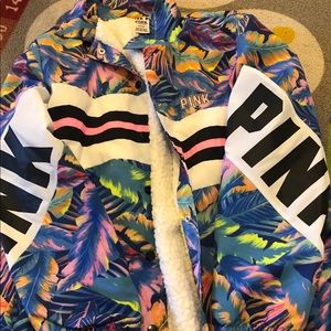 Vspink coaches sherpa jacket!M-L!